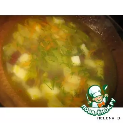 Вегетарианский фасолевый суп