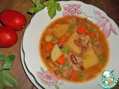 Суп овощной "Вкусный"