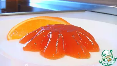 Морковное желе