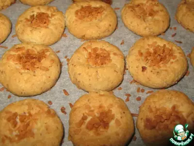 Ореховое печенье с кокосовой стружкой
