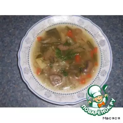 Легкий овощной суп "Из духовки"