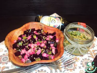 Салат со свеклой и фасолью