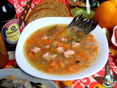 Рыбный суп с бататом