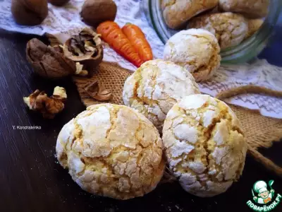 Морковно-ореховое печенье