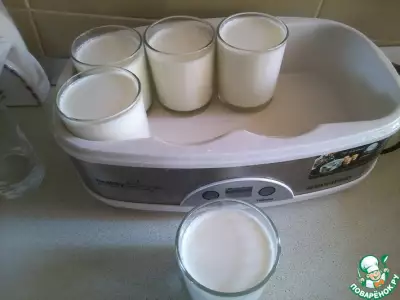 Натуральный йогурт на хлебной закваске