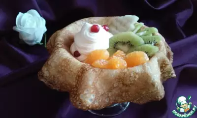 Десертные блинчики фруктовый блюз