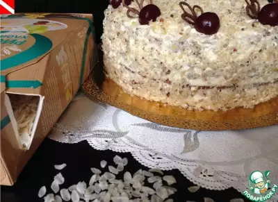 Вацлавский торт с рисовым грильяжем