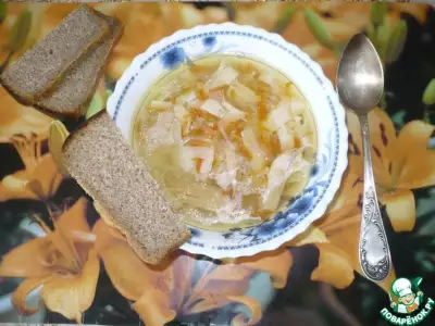 Суп куриный с домашней лапшой "Деревенский"