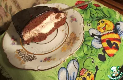 Замороженный шоколадный торт