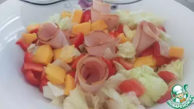 Салат-коктейль из папайи