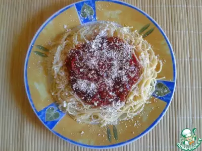 Томатно базиликовая сальса для спагетти