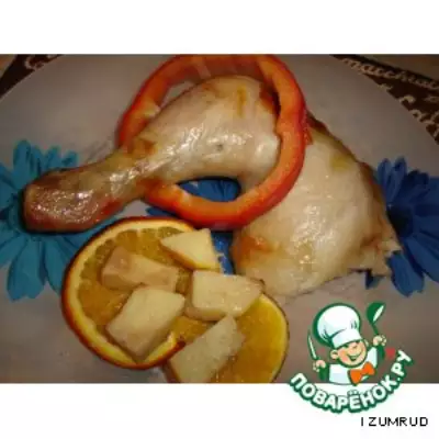 Апельсиново-айвовая курочка