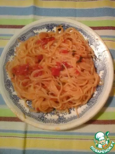 Спагетти с соусом "Диаволино"