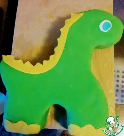 Детский торт динозавр