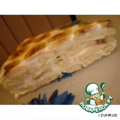 Холодный тортик из печенья "рыбки"