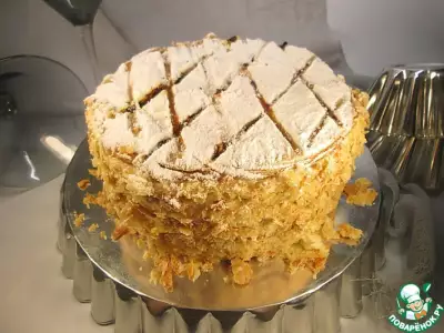 Традиционный торт наполеон в английском стиле