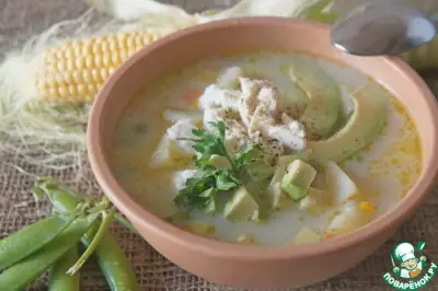 Эквадорский картофельный суп локро де папас