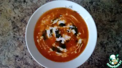 Суп с томатным соком