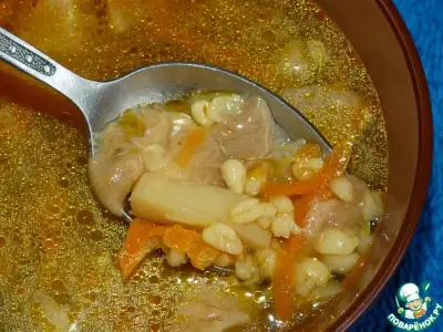 Грибной суп с булгуром в мультиварке