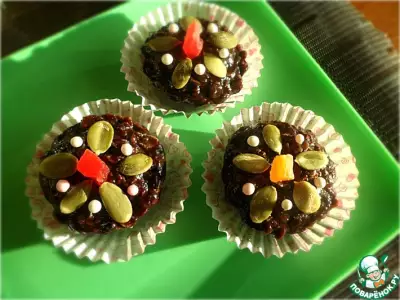 Шоколадно-геркулесовые конфеты