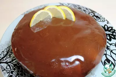 Творожно-лимонный торт