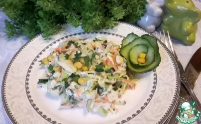 Легкий овощной салат