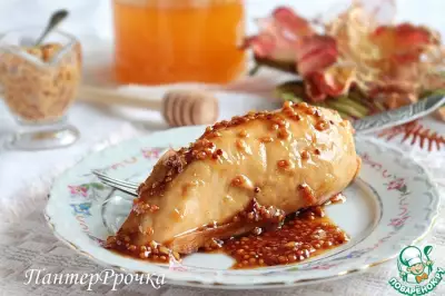 Курица под медово-горчичным соусом
