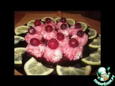 Скандинавский десерт из риса с ягодами