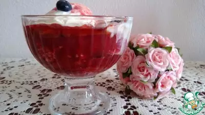 Десерт "Сливы-Фламбе" с мороженым