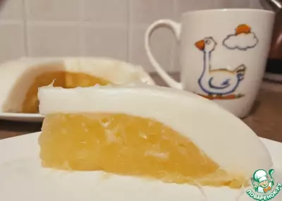 Молочный десерт "Яйцо страуса"