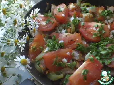 Мясо по-абхазски с овощами