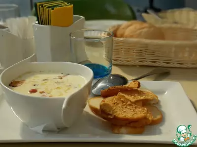 Сырный суп в мультиварке