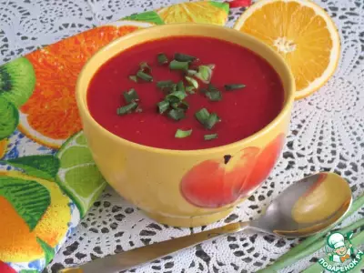 Суп пюре фруктово овощной вдохновение