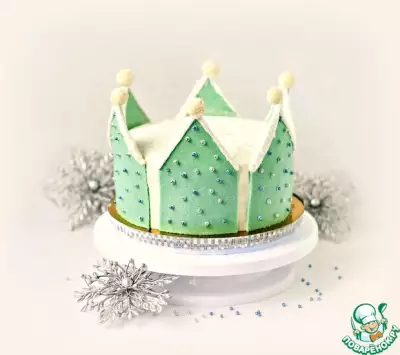 Торт "Корона Снежной королевы"