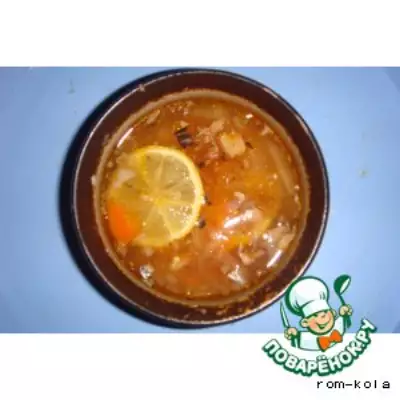 Суп "Рыбная солянка"