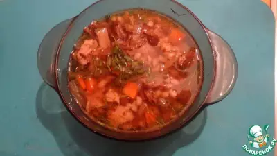 Грибной суп "Мускатный"