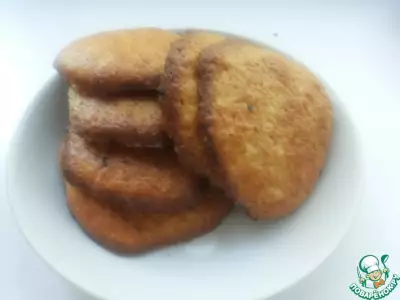 Бананово-кокосовое бисквитные печенье фото