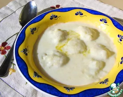 Молочный суп с картофельными клецками