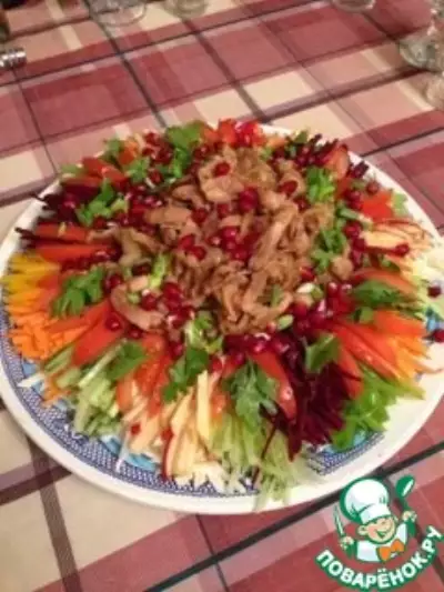 Салат овощной "Праздничный"