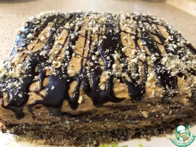 Торт шоколадно-медовый за 15 минут