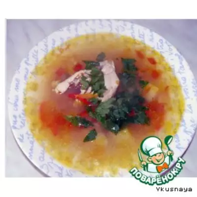 Молдавский суп "Зама"