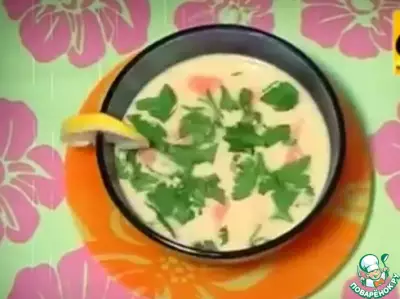 Сливочный суп из семги за 20 минут