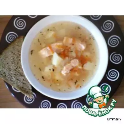 Суп с форелью классический