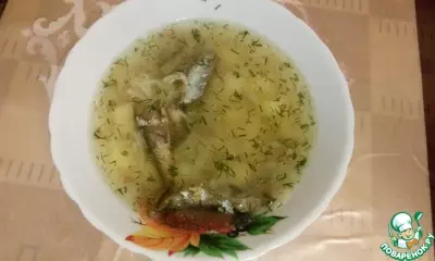 Суп со шпротами "Копченый"