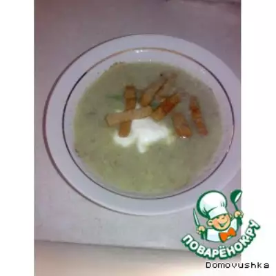 Суп с кабачком и с грибами