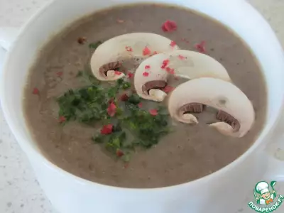 Чечевично-грибной суп