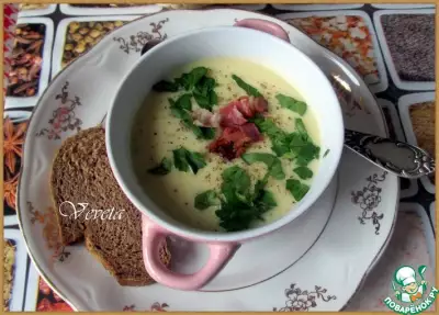 Картофельный крем-суп с хреном