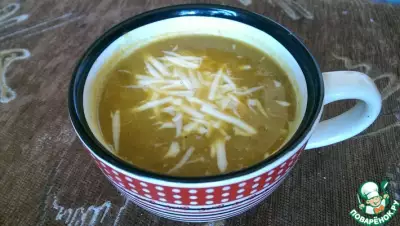 Tыквенный суп-пюре с чечевицей