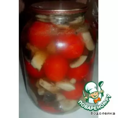 Маринованные помидоры с грибами