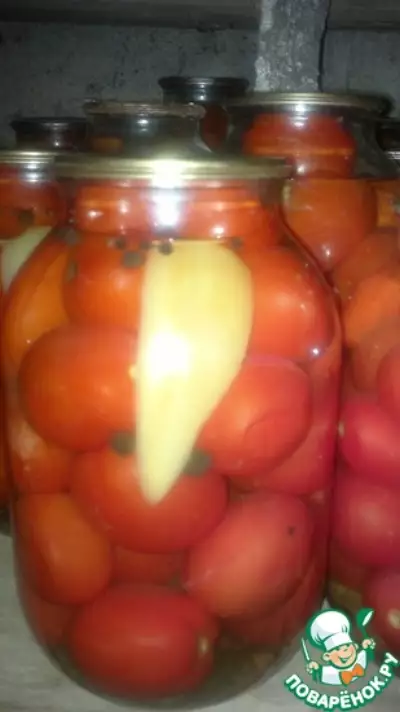 Консервированные помидорки-"Вкусняшка"